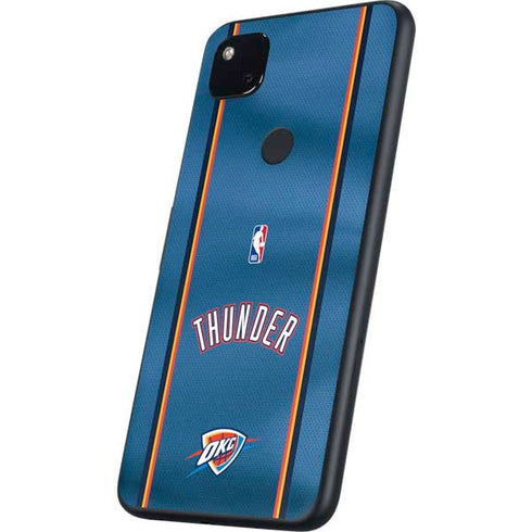 NBA Oklahoma City Thunder Jersey Google Pixel 4a Skin